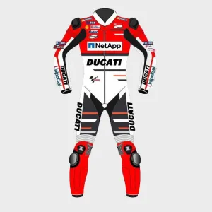 Ducati Andrea Dovizioso Moto GP 2018 Motorcycle Racing Suit