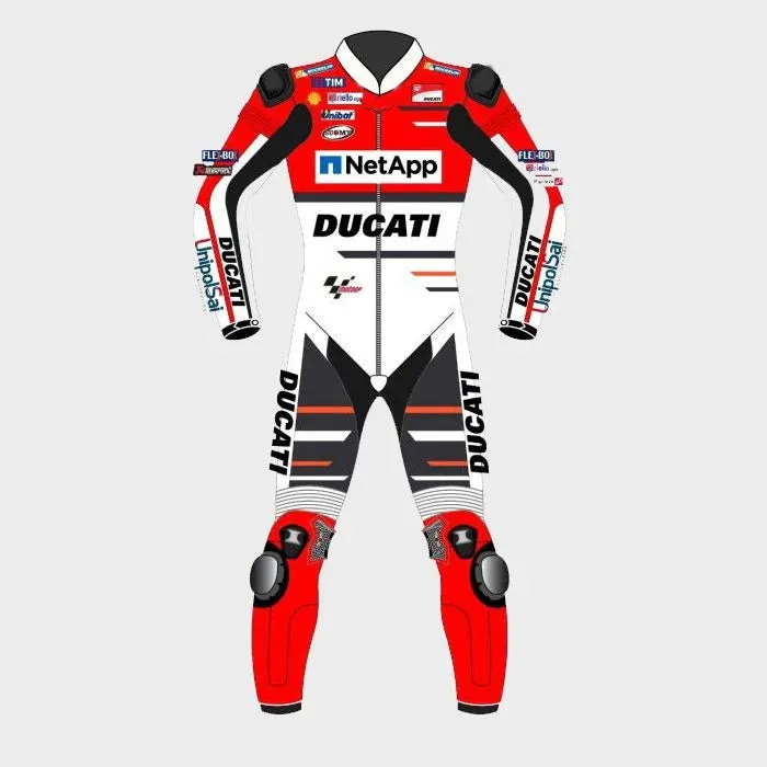 Ducati Andrea Dovizioso Moto GP 2018 Motorcycle Racing Suit