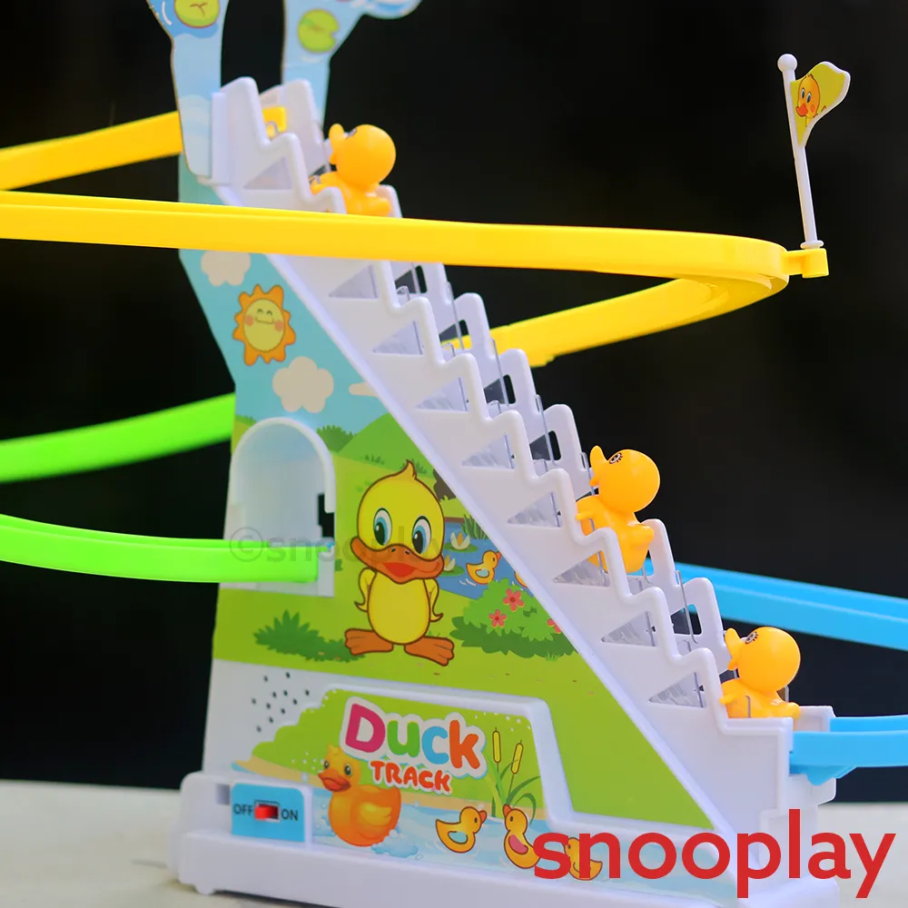 Electronic Duck Track Set for Kids- comes with light & sound