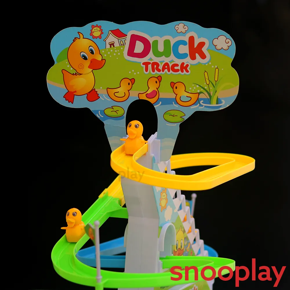 Electronic Duck Track Set for Kids- comes with light & sound