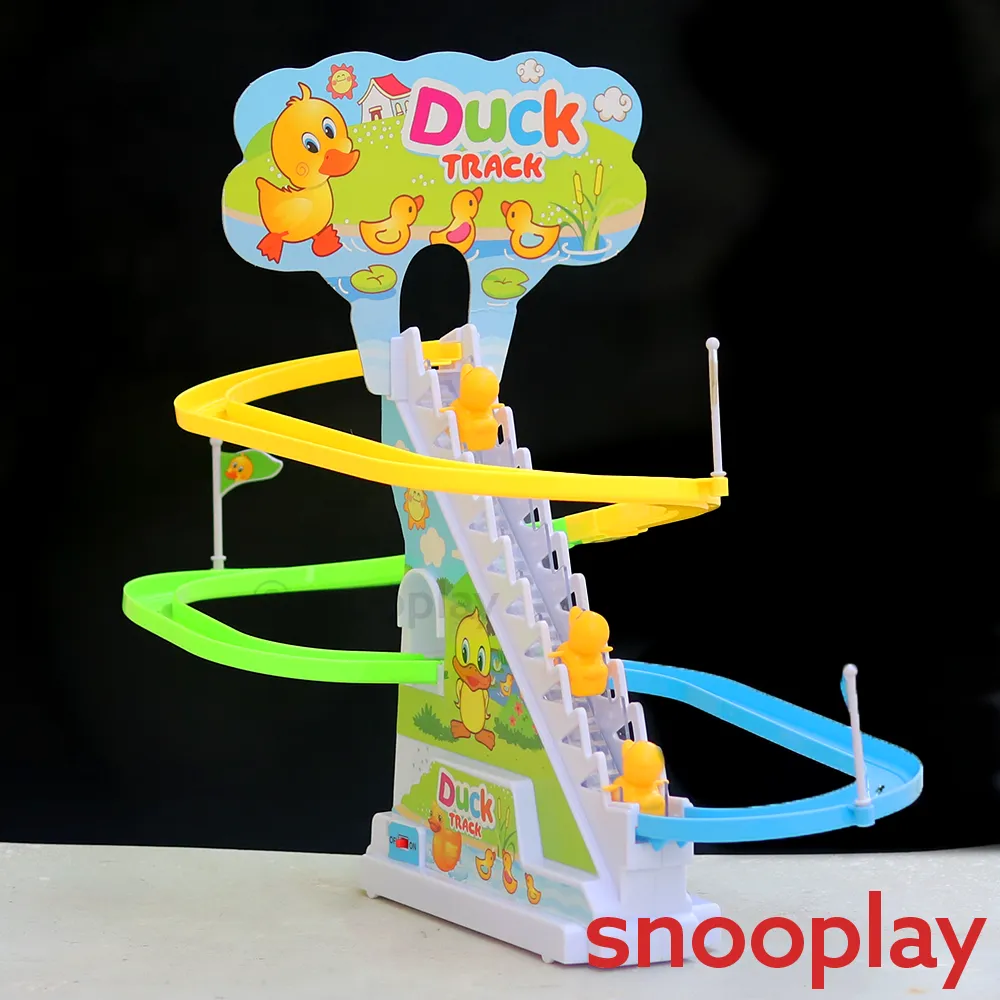 Electronic Duck Track Set for Kids- comes with light & sound