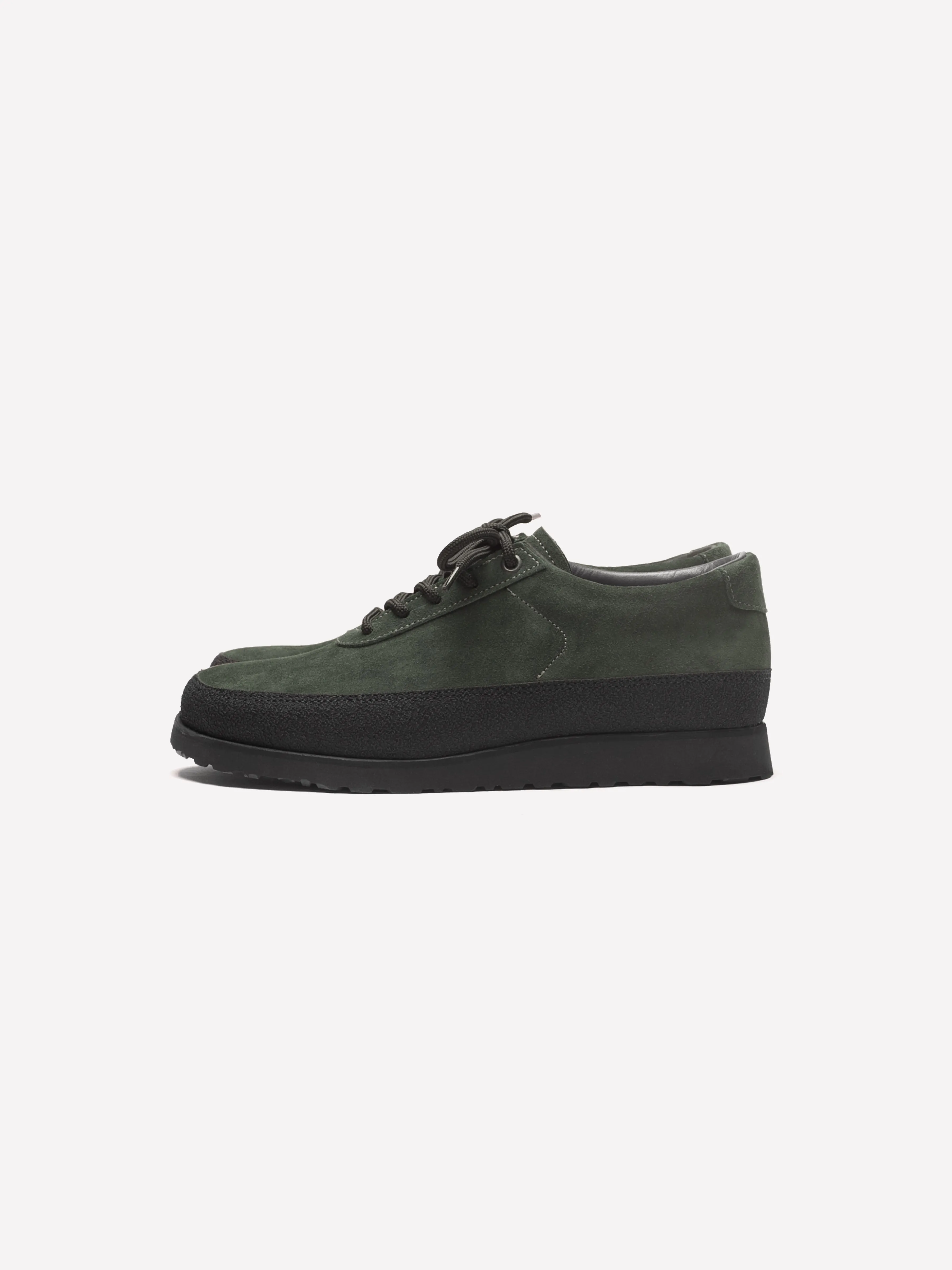 Explorer - Dark Green Suede