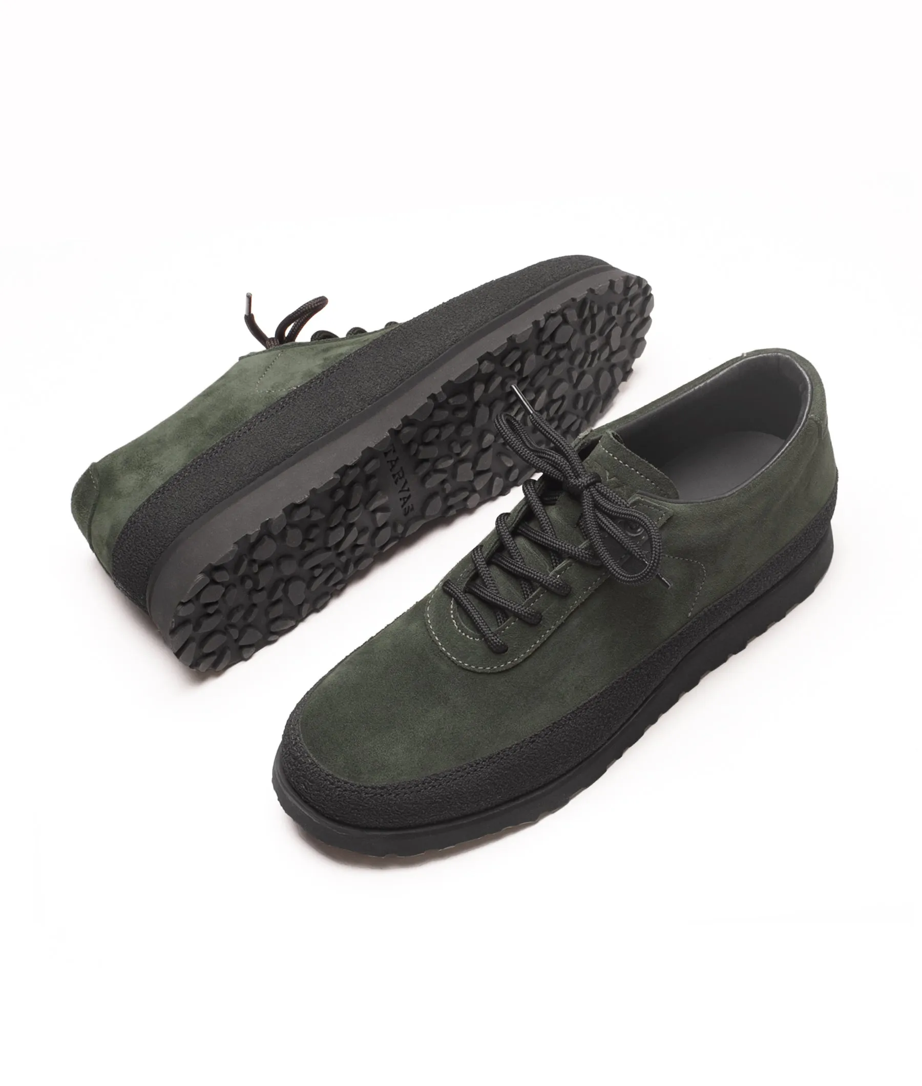 Explorer - Dark Green Suede