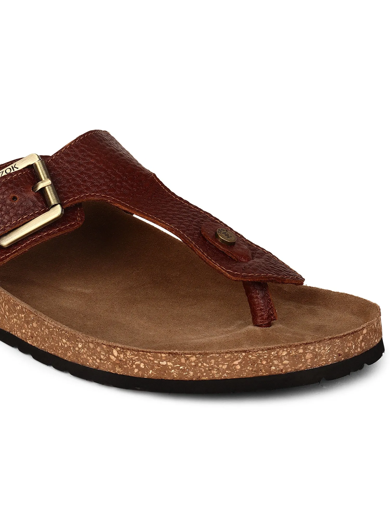 Ezok tan leather sandal 2309