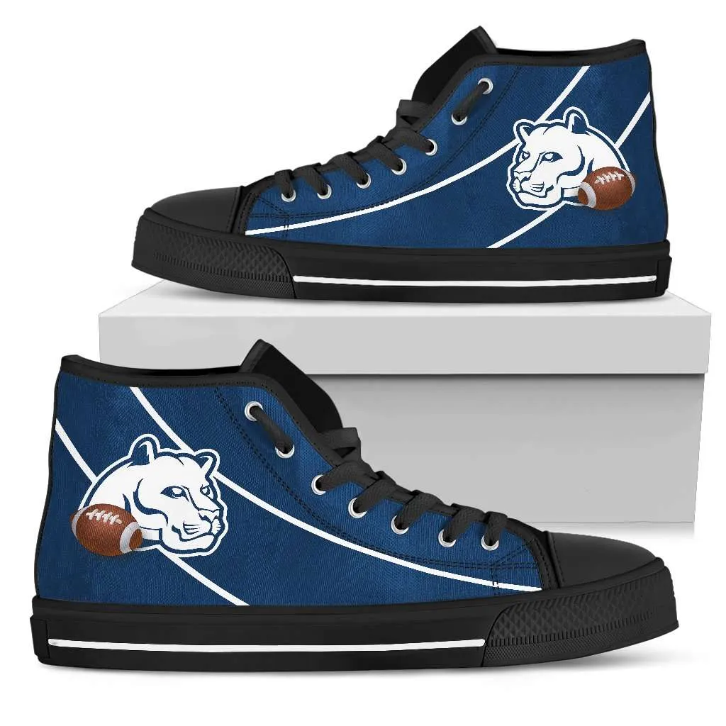 Fan Art Penn State Canvas High Top Shoes