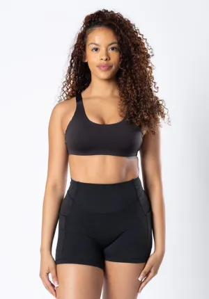 FeatherKnit Fast Track Bra Black