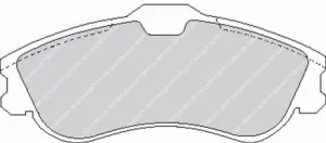 FERODO FCP1112H DS2500 Front brake pads for CITROEN Xsara / Berlingo / PEUGEOUT 306 / Partner