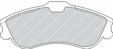 FERODO FCP1112H DS2500 Front brake pads for CITROEN Xsara / Berlingo / PEUGEOUT 306 / Partner