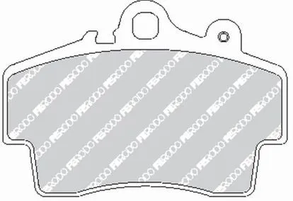 FERODO FCP1307H DS2500 Brake pads front PORSCHE BOXTER 986