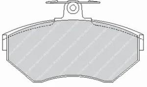 FERODO FCP1312H DS2500 Brake Pads front VW Golf III / Polo I/II