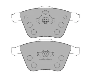 FERODO FCP1706H DS2500 Brake pads front MAZDA 3/6 MPS, Focus ST, VOLVO 2.5, Vectra OPC