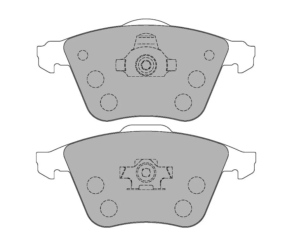 FERODO FCP1706H DS2500 Brake pads front MAZDA 3/6 MPS, Focus ST, VOLVO 2.5, Vectra OPC