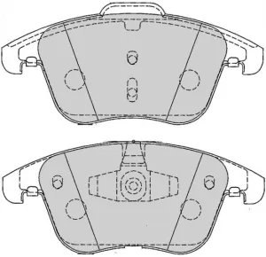 FERODO FCP4045H DS2500 Brake pads front AUDI A5