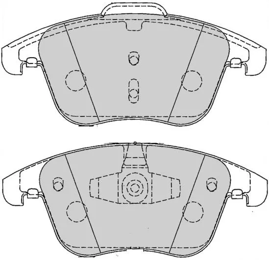 FERODO FCP4045H DS2500 Brake pads front AUDI A5