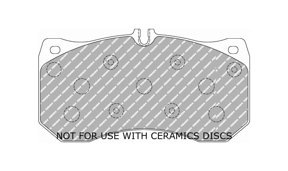 FERODO FCP4466H DS2500 Front brake pads AUDI A6/A7/A8