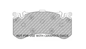 FERODO FCP4468H DS2500 Front brake pads AUDI A6 2013 