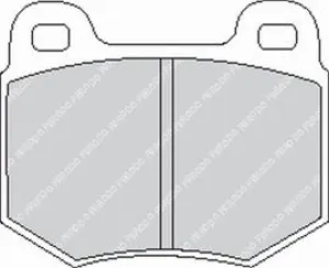 FERODO FCP448H DS2500 Brake pads