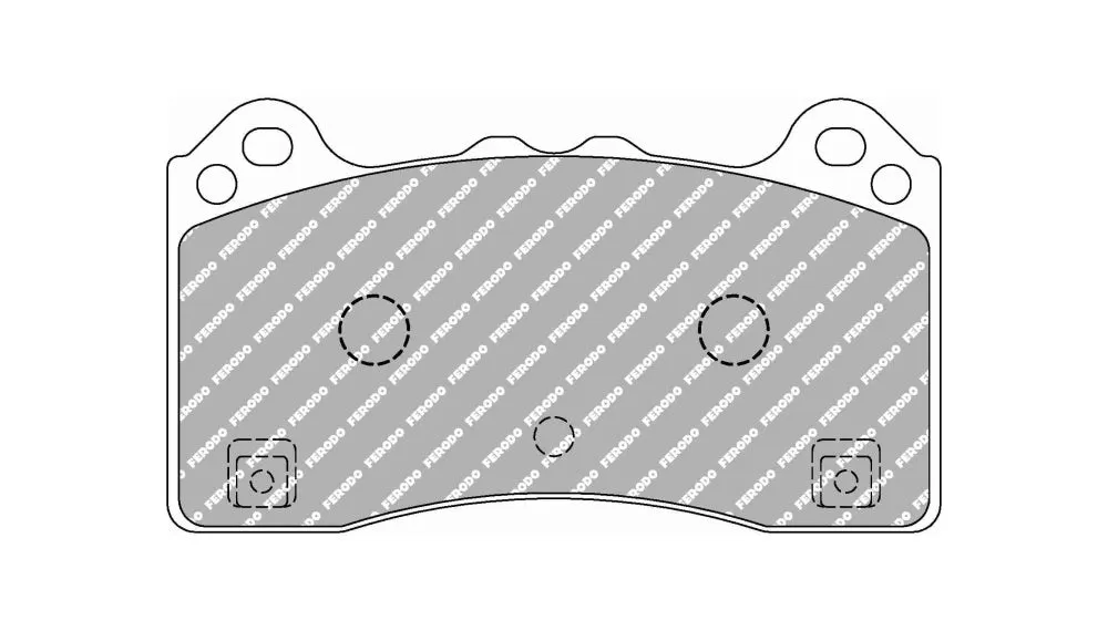 FERODO FCP4830H DS2500 Front brake pads FORD FOCUS III 2.3 RS