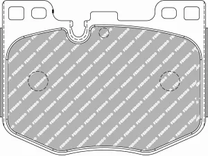 FERODO FCP5055H Brake pads DS2500 front TOYOTA SUPRA (DB41, DB42, DB43) 3.0GR/BMW Z4 (G29)/X7 (G07)