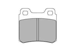 FERODO FCP586H Brake Pads DS2500 for OPEL Astra GSI / Calibra 1995-1998