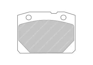 FERODO FCP96H DS2500 Front brake pads for LADA NOVA