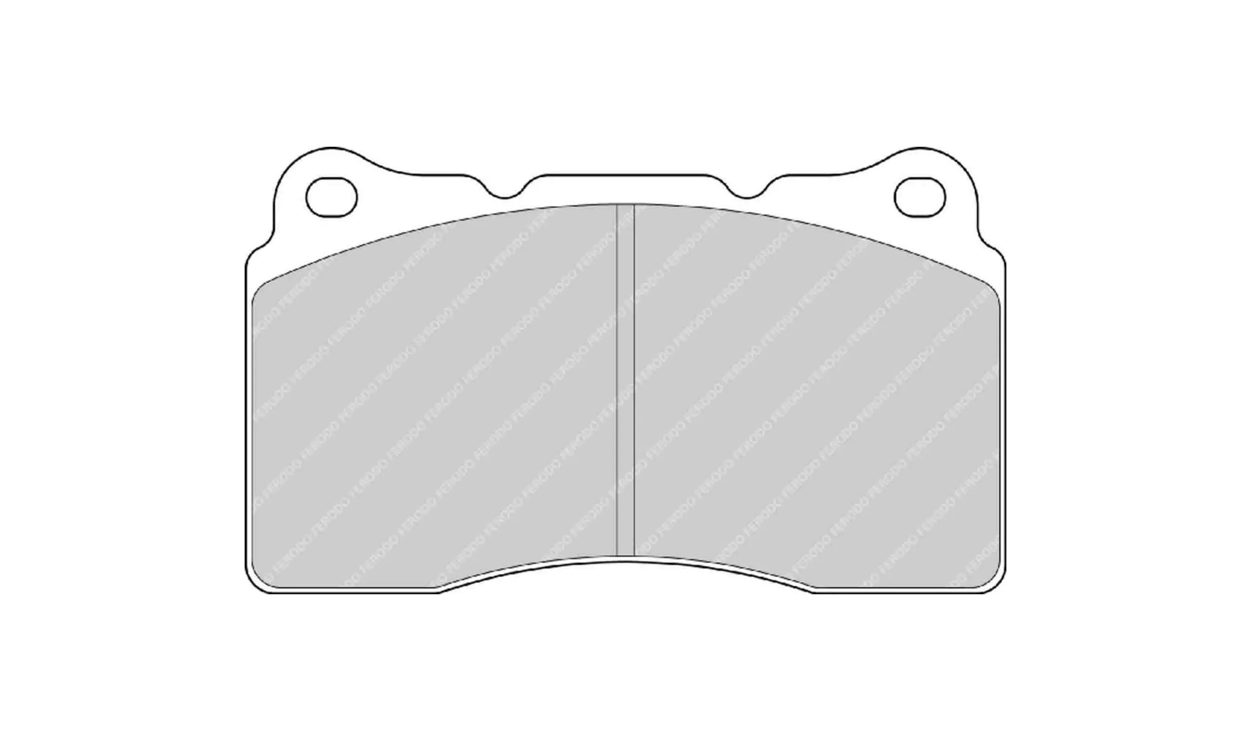 FERODO FRP3067H DS2500 Brake pads front SUBARU IMPREZA WRX STI / MITSUBISHI EVO/TESLA MODEL S