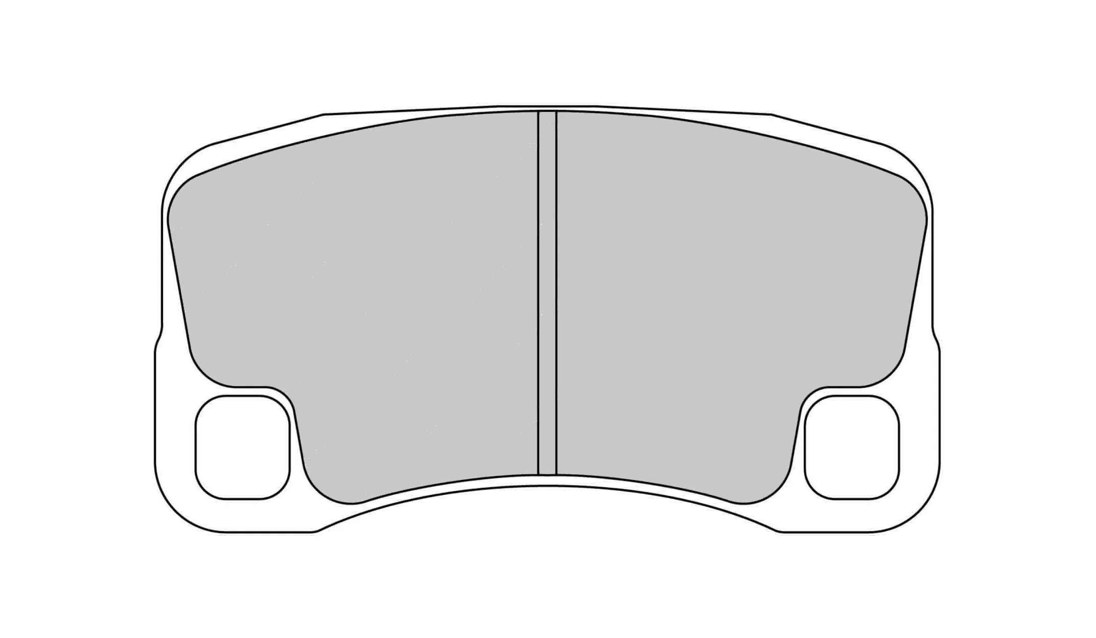 FERODO FRP3143H FRP3143H DS2500 Brake pads rear PORSCHE 911 (997) 3.6 GT2 / 3.8 GT3 RSR / CUP