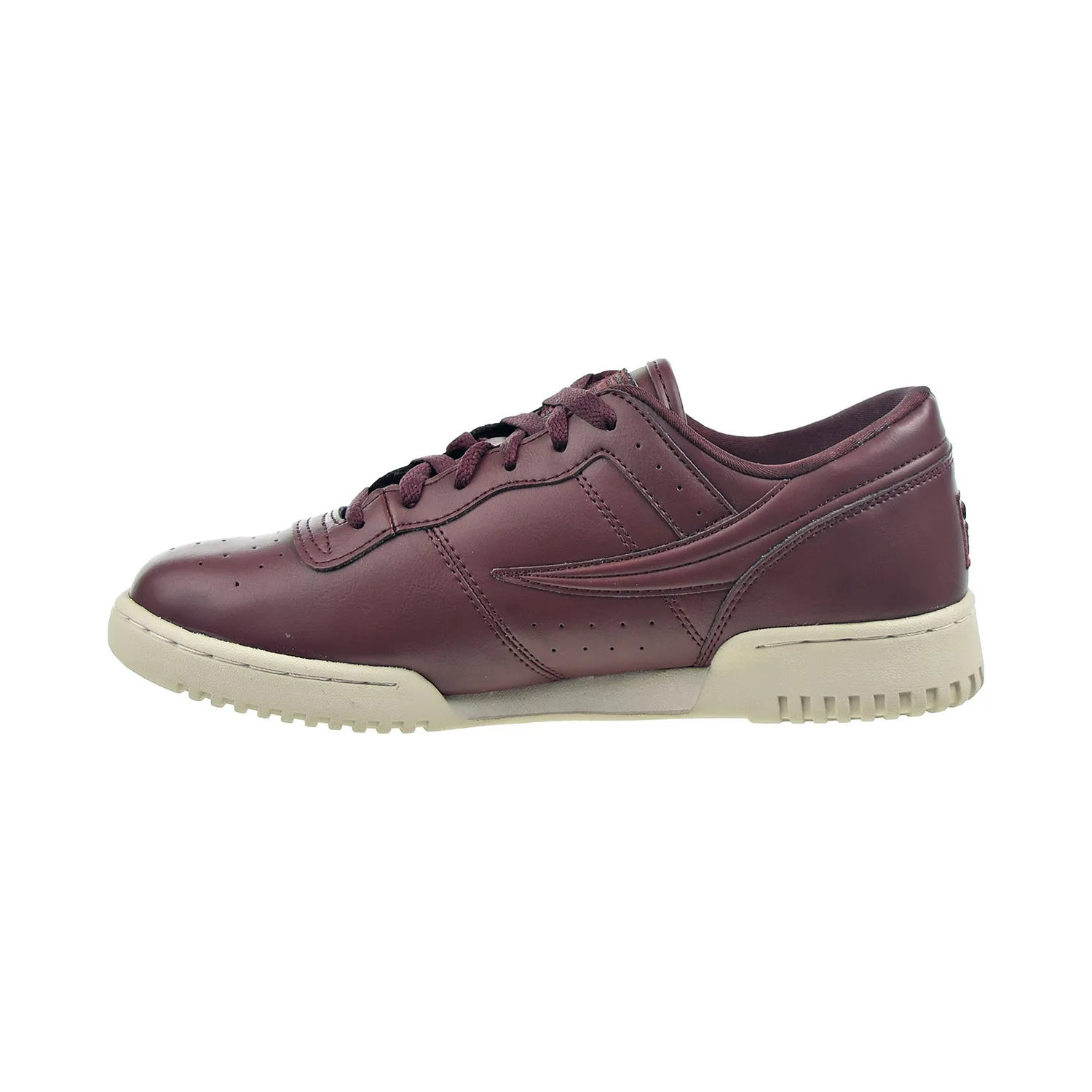 Fila Original Fitness Distressed Men's Shoes Burgundy-Off White