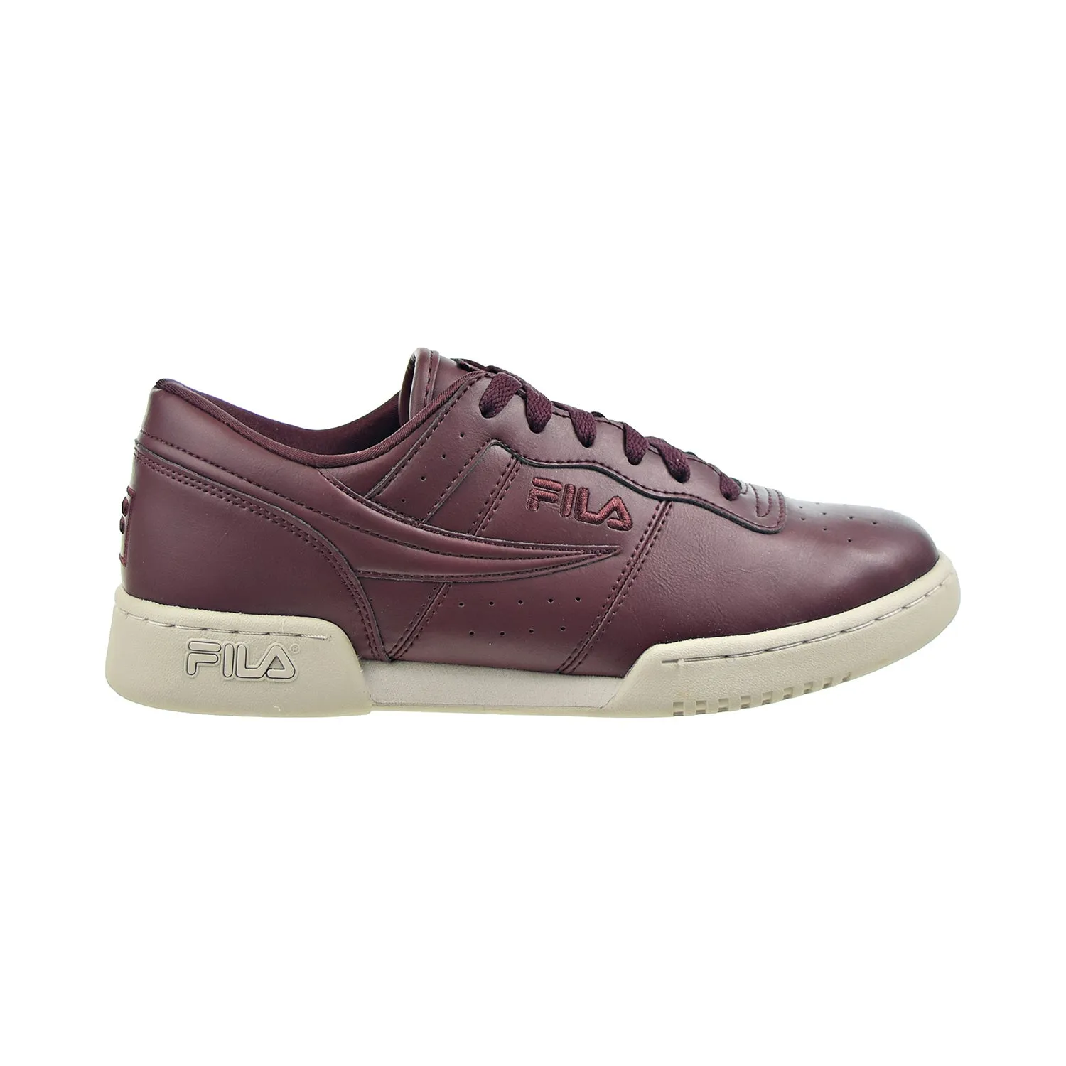 Fila Original Fitness Distressed Men's Shoes Burgundy-Off White