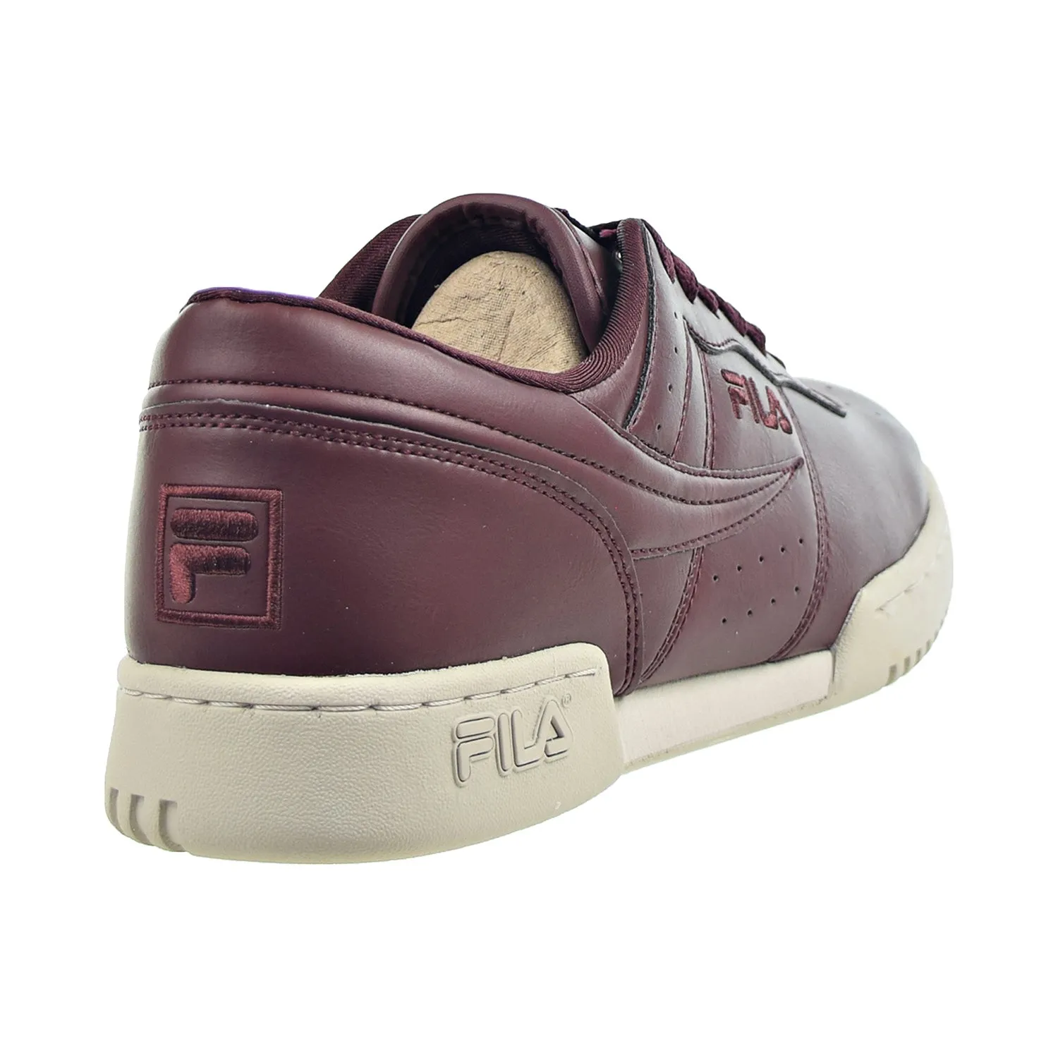 Fila Original Fitness Distressed Men's Shoes Burgundy-Off White