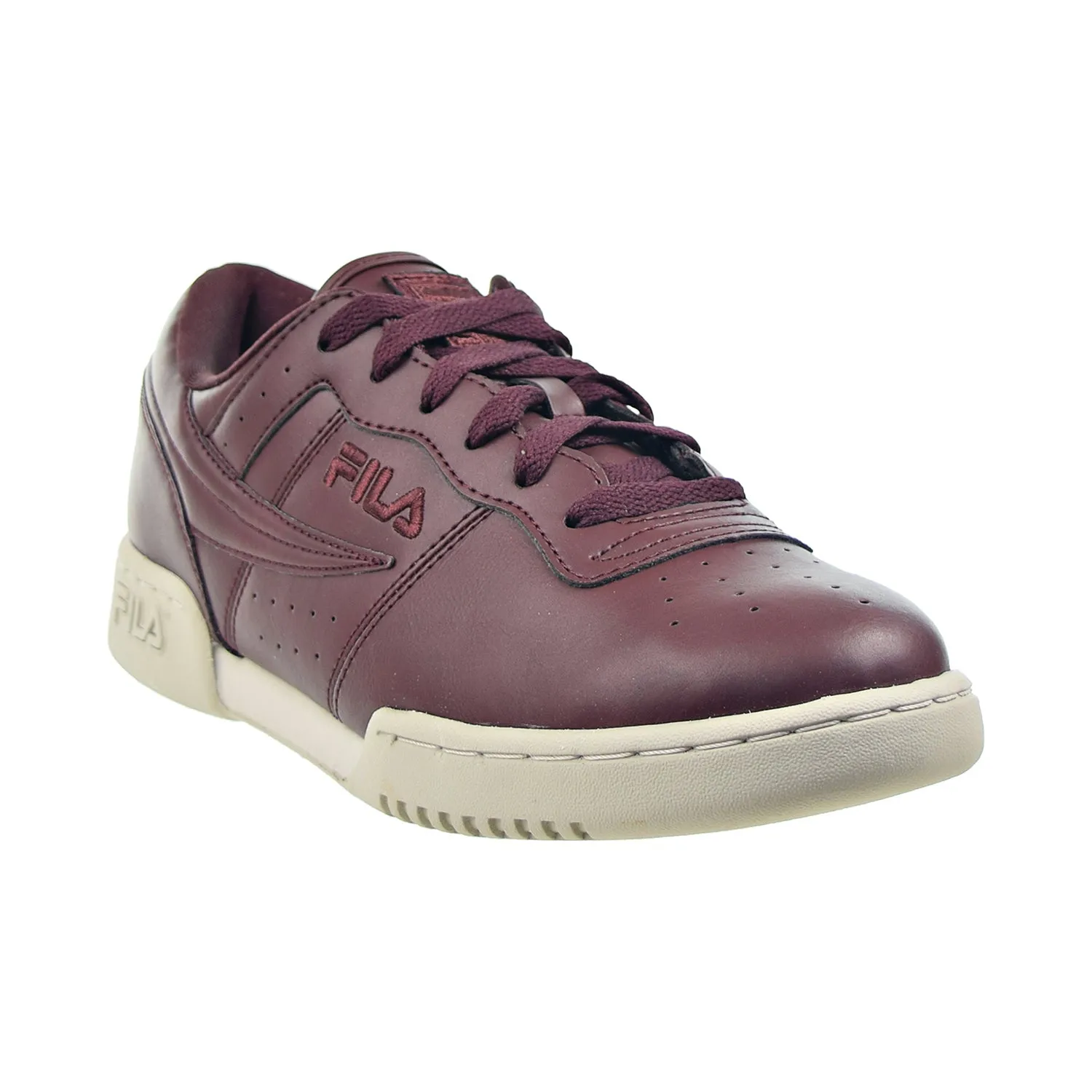 Fila Original Fitness Distressed Men's Shoes Burgundy-Off White