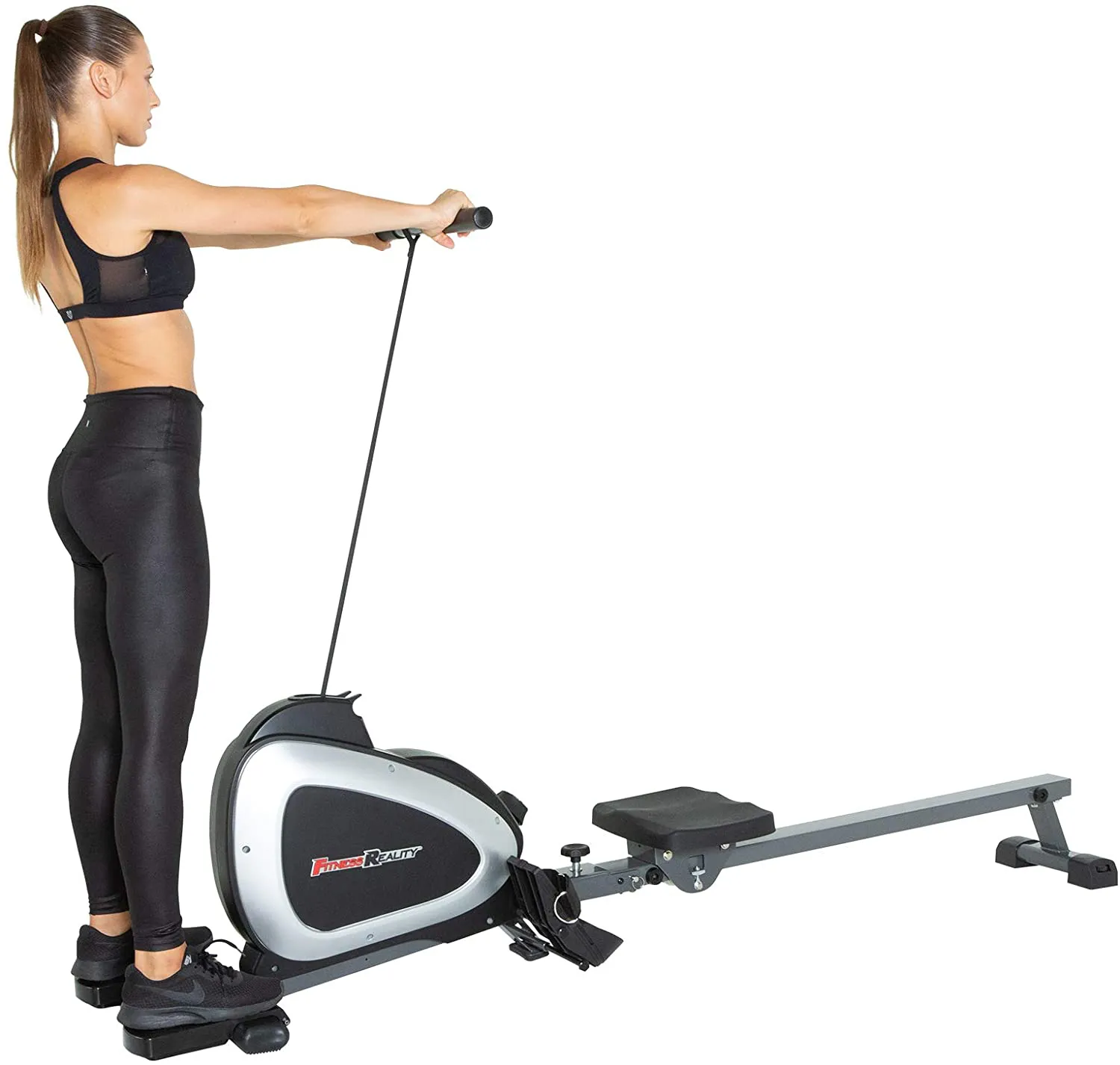 Fitness Reality 1000 Plus Bluetooth Magnetic Rowing Rower with Extended Optional Full Body Exercises