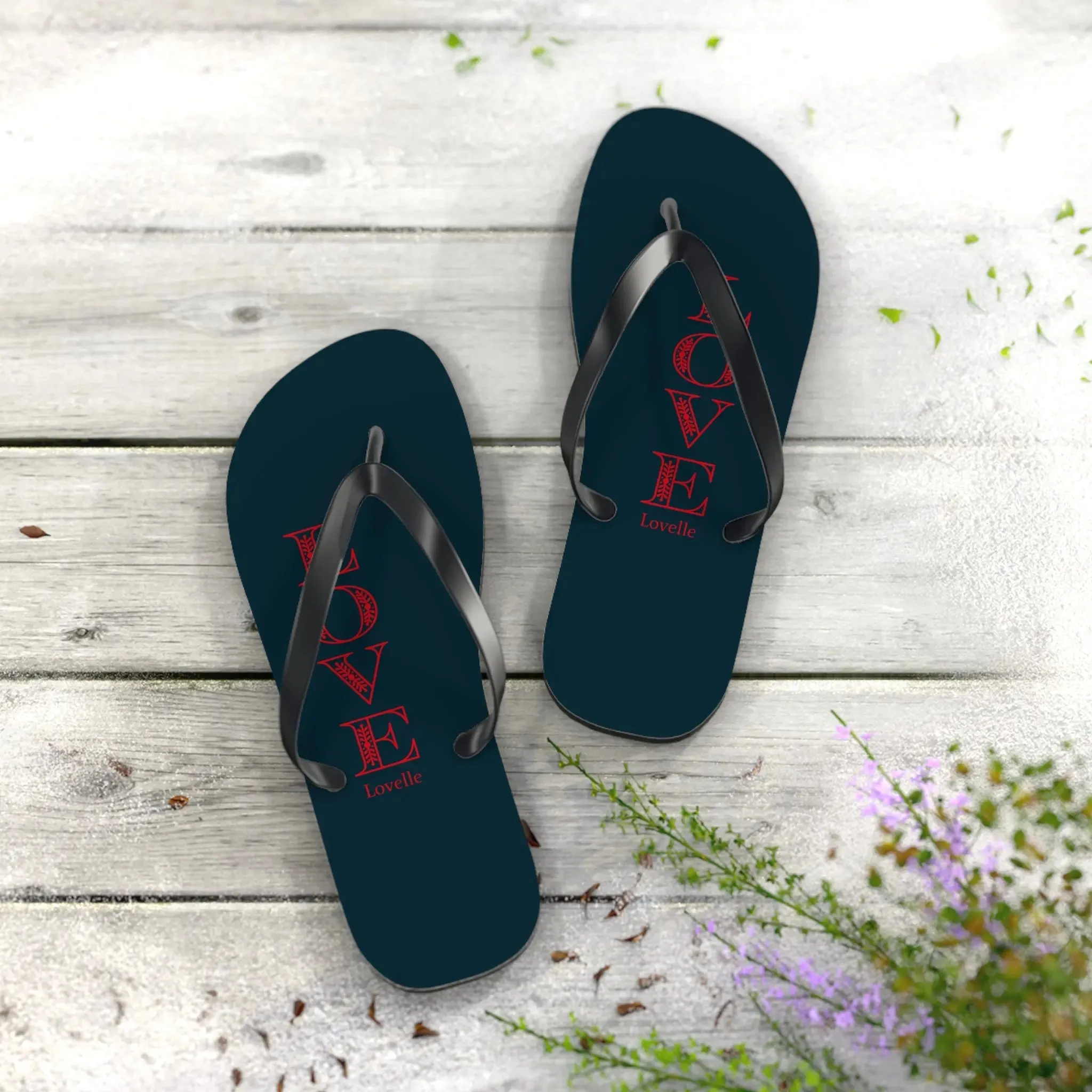 Flip Flops Unisex Typography