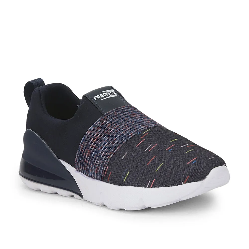 Force 10 Sports Non Lacing For Ladies (N.Blue) BEIRUT-2 by Liberty