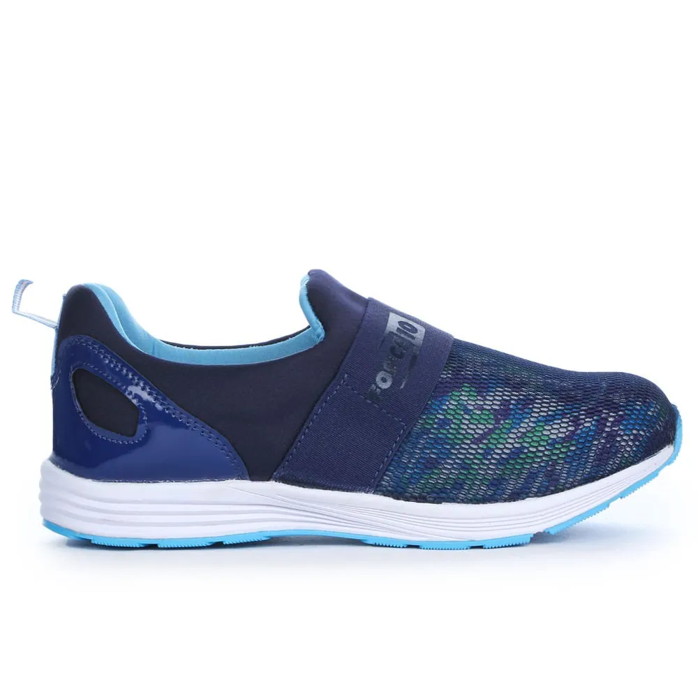 Force 10 Women's Blue Sports Non Lacing (MARTIE-5N)