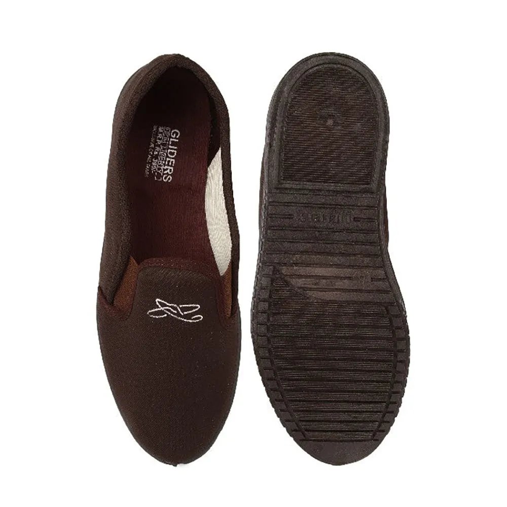 Gliders Casual Slip on Brown Moccasins Shoes For Men JOGGING-E By Liberty