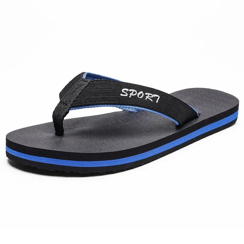 Hnzxzm 2024 Stylish Men Casual Sandals Flip Flops Soft Adult Comfortable Outdoor Walking Shoes Water Slides Slippers