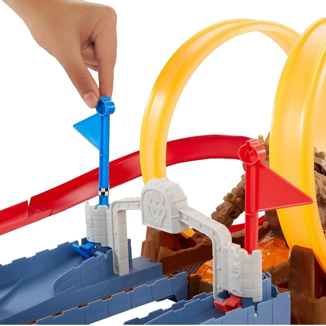 Hot Wheels Mario kart's Browser's Castle Chaos Track Set