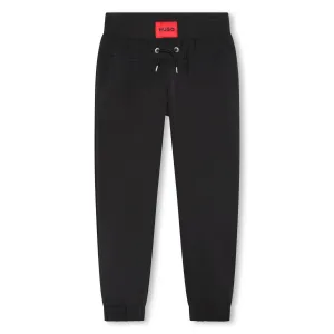 Hugo Kids Jogging Bottoms - Black