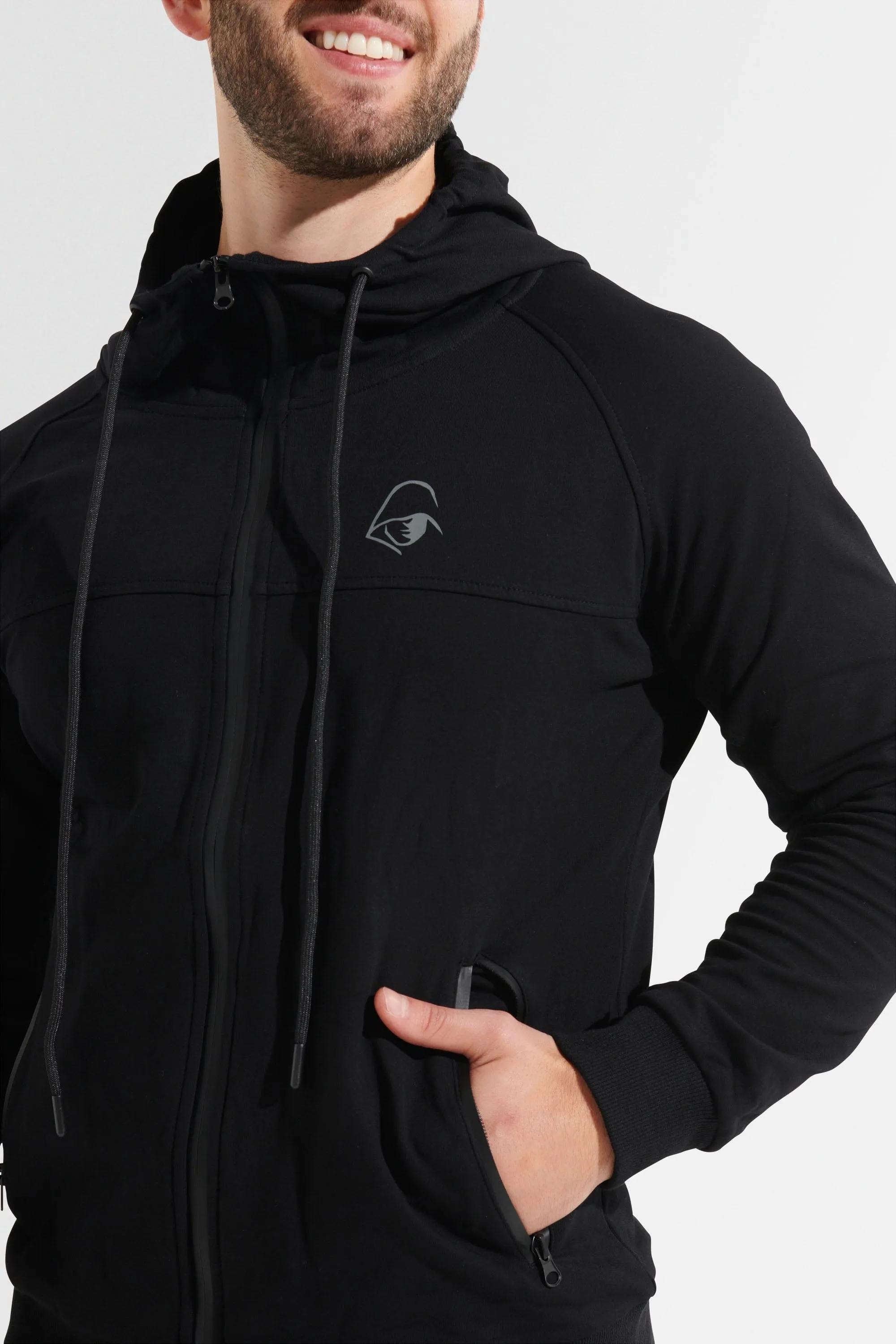 Intrepid Athlete Inside Track Hoodie - Black