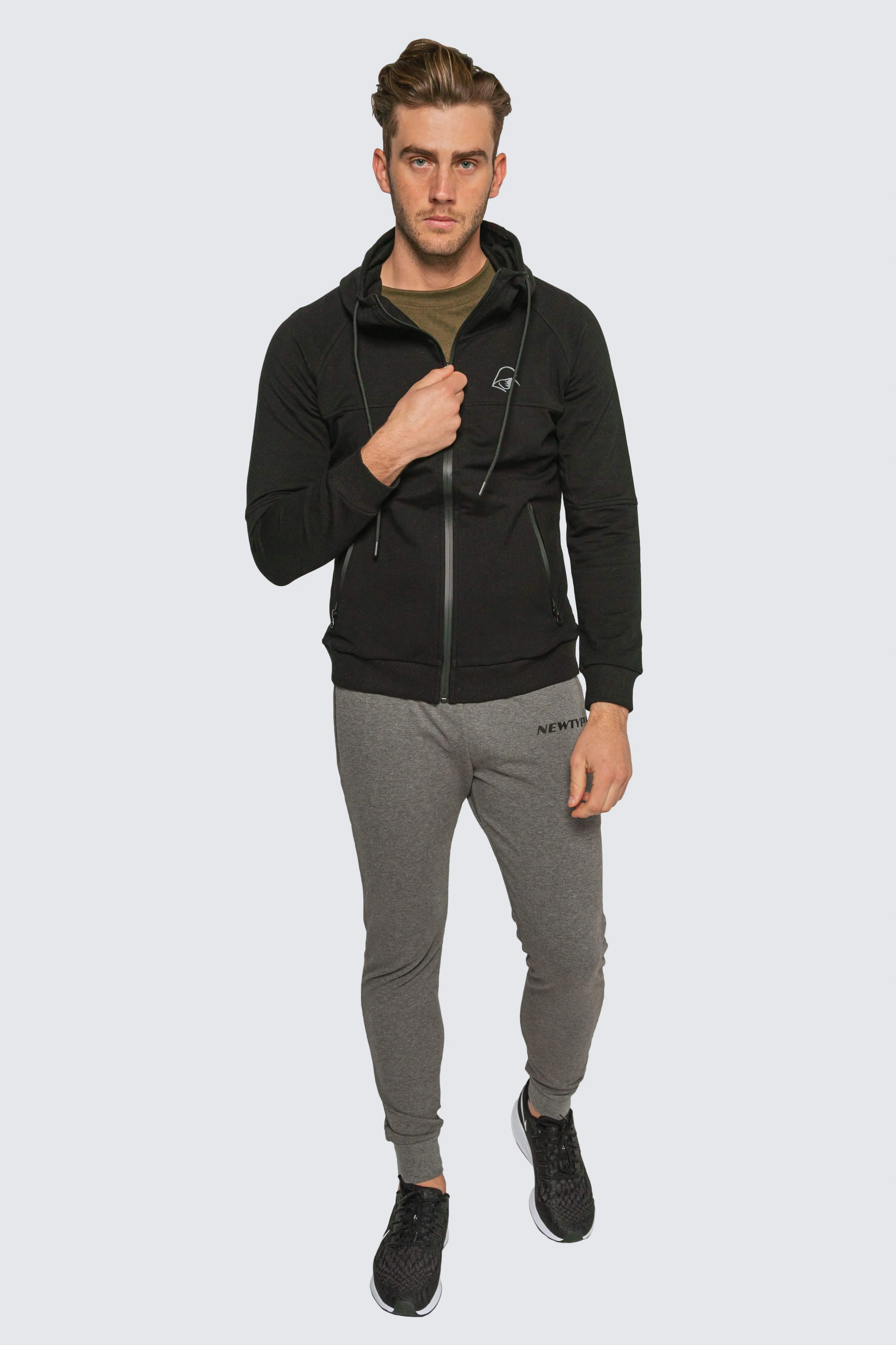 Intrepid Athlete Inside Track Hoodie - Black