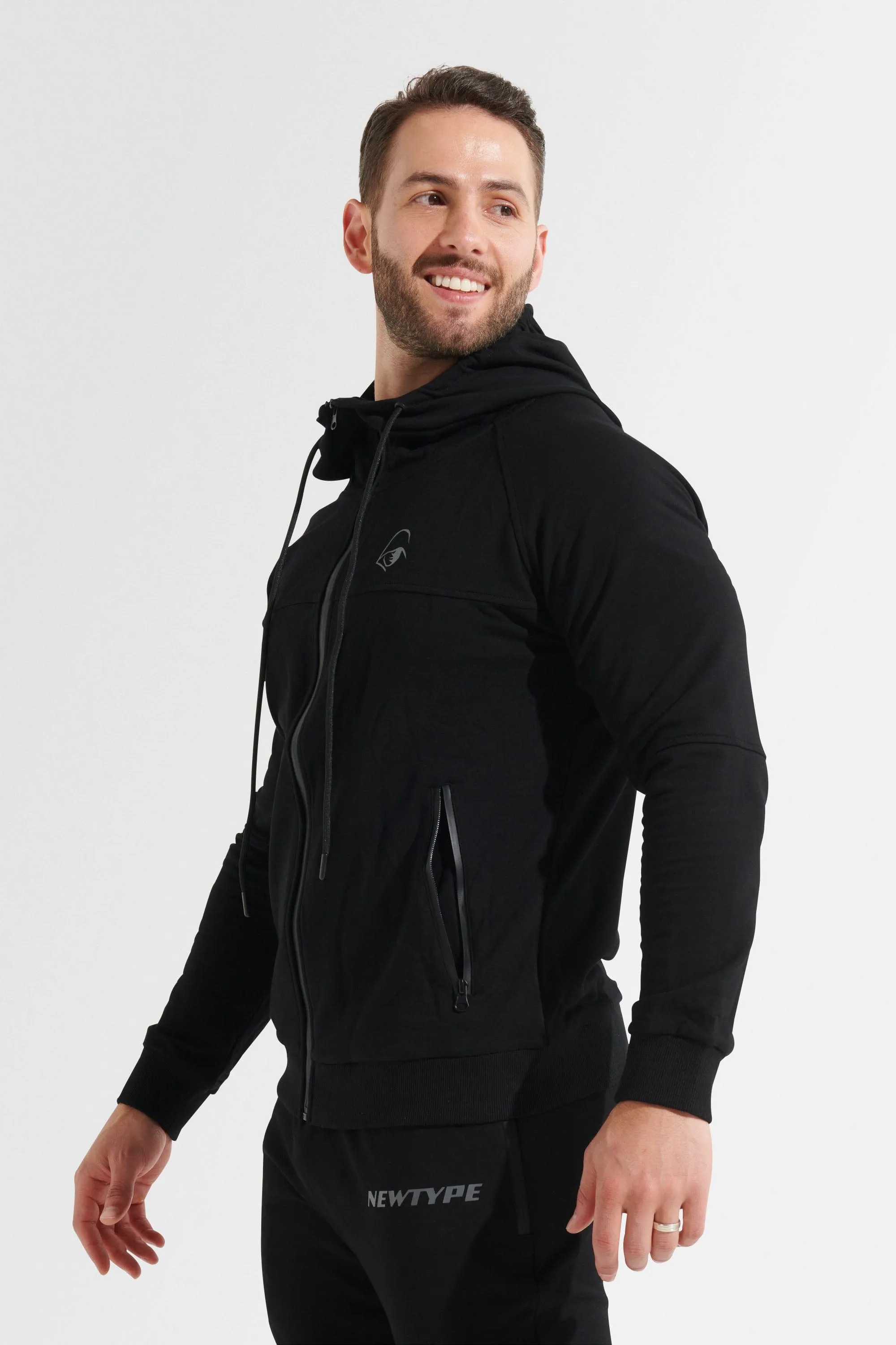 Intrepid Athlete Inside Track Hoodie - Black