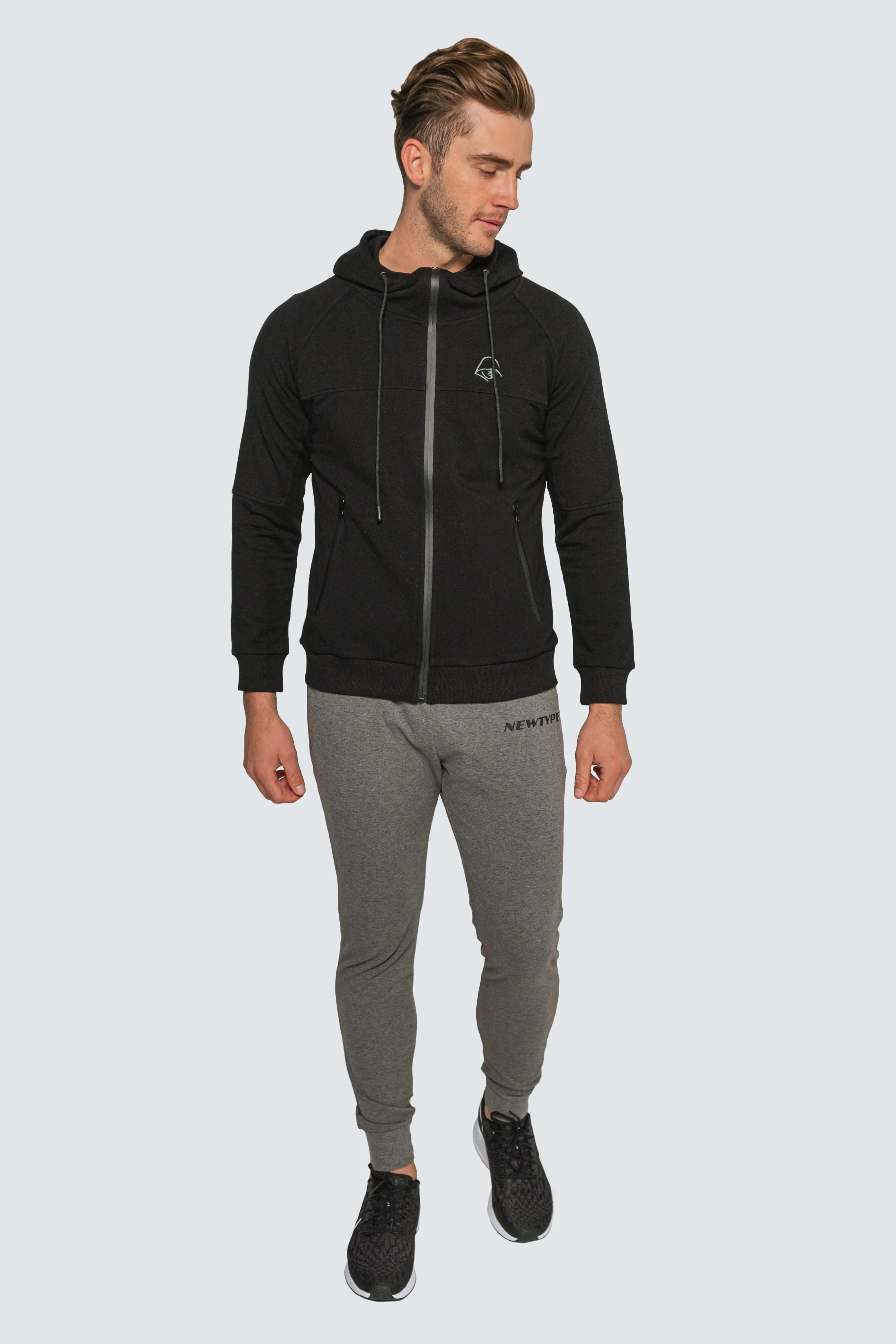 Intrepid Athlete Inside Track Hoodie - Black