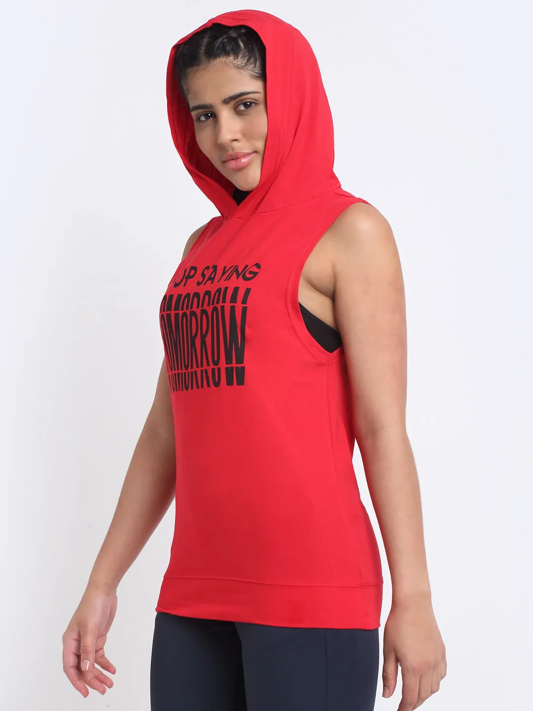 Invincible Women's Sleeveless Hoody