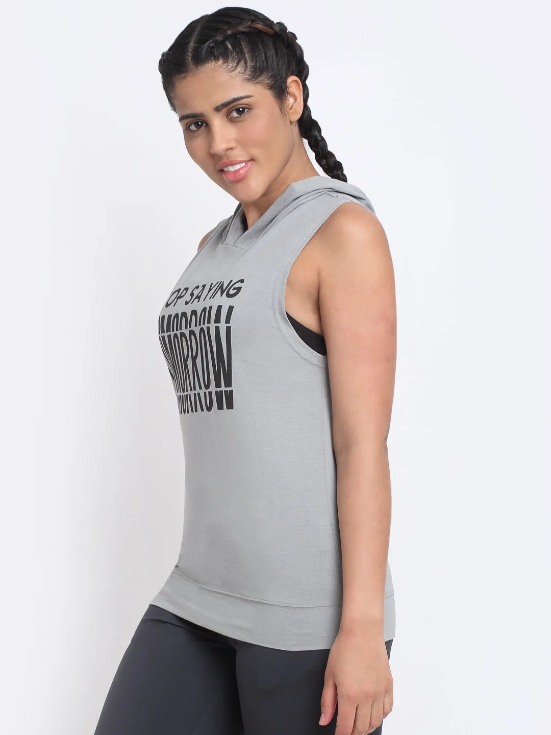 Invincible Women's Sleeveless Hoody