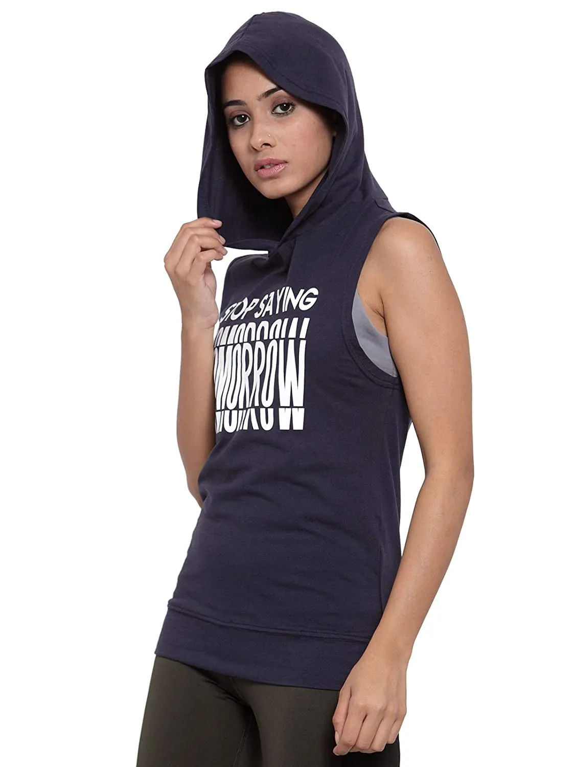 Invincible Women's Sleeveless Hoody