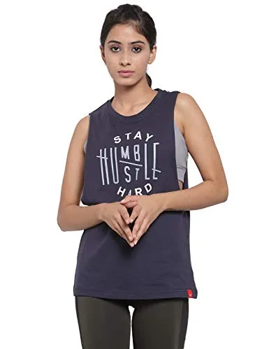 Invincible Women's Stay Humble Deep Armhole Tank Top