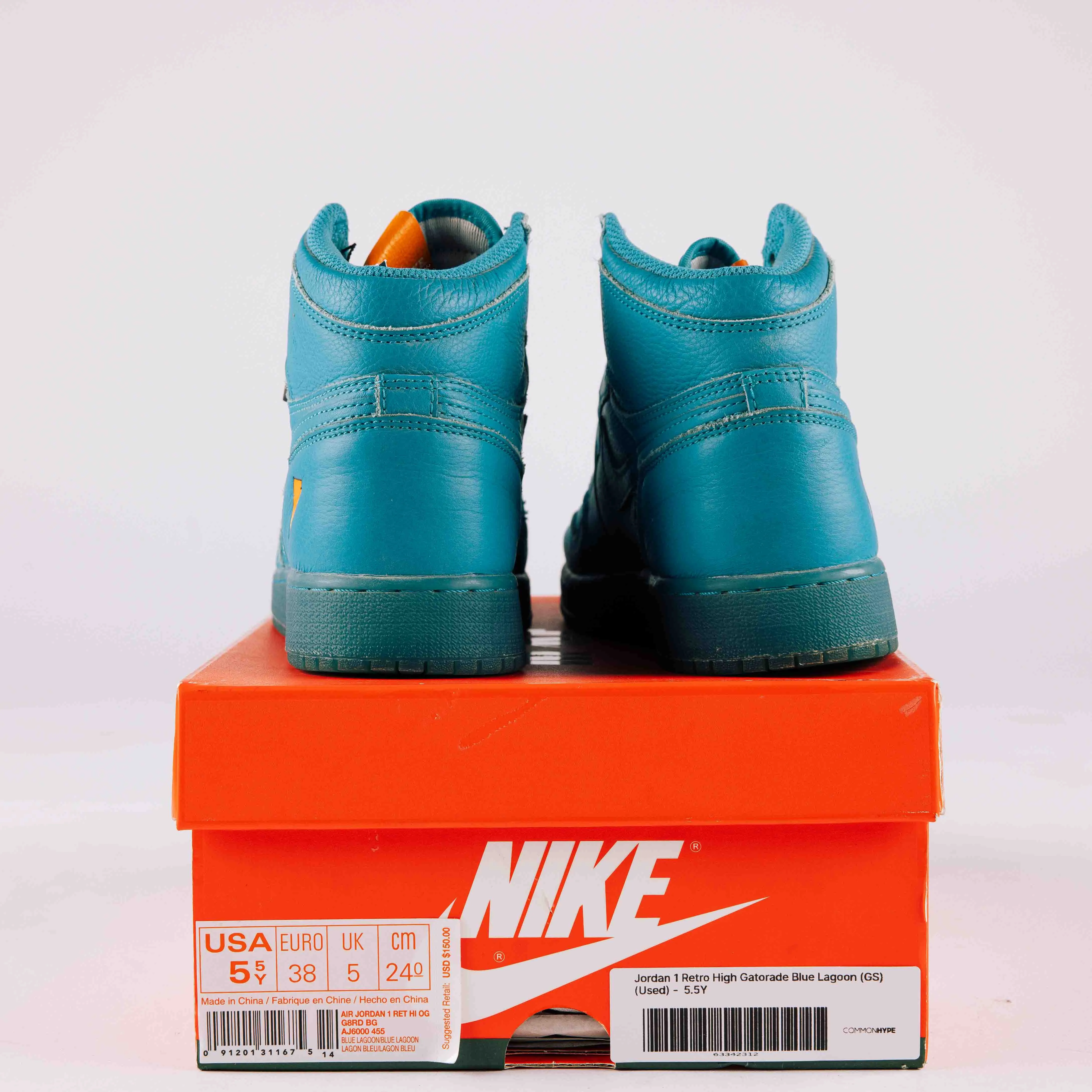 Jordan 1 Retro High Gatorade Blue Lagoon (GS) - Used - 2033