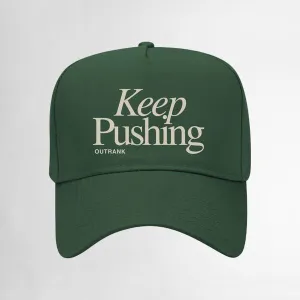 Keep Pushing 3D Puff Embroidery Snapback