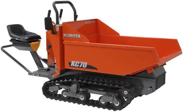 Kubota KC70-4 Rubber Track Carrier 6Hp